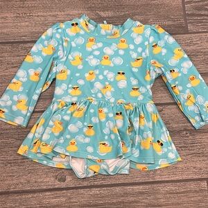 Posh Peanut Long Sleeve Twirl Swimsuit
